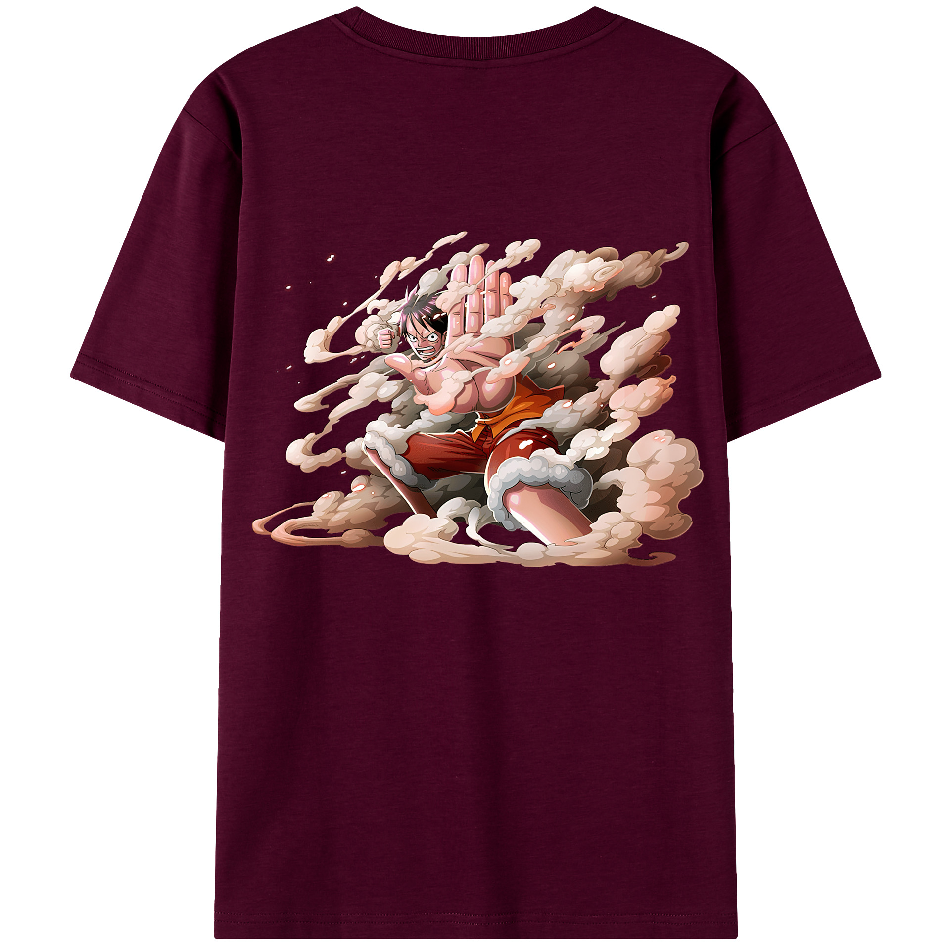 （画像用） ワンピース モンキー・D・ルフィ ONE PIECE Monkey D. Luffy レディース半袖Tシャツ(バックプリント)